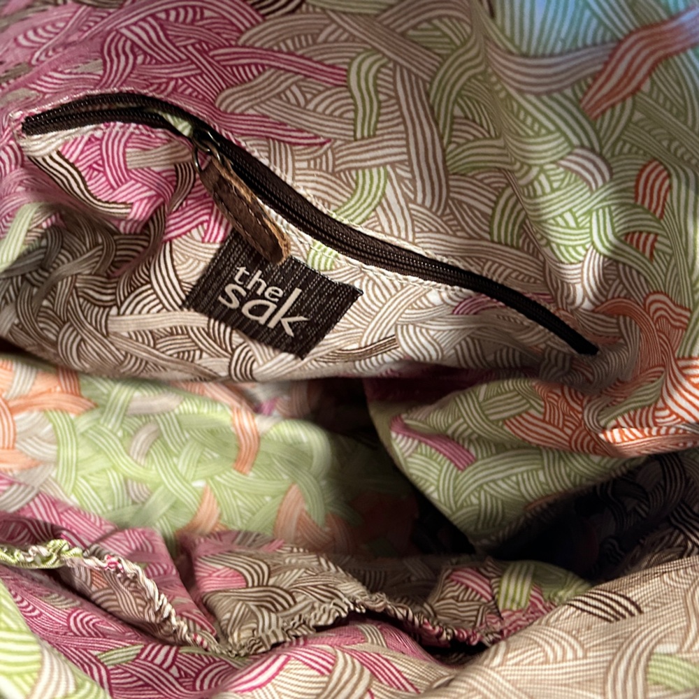 The Sak Brown Leather Shoulder Bag EUC | Classic Everyday Purse - Picture 6 of 10